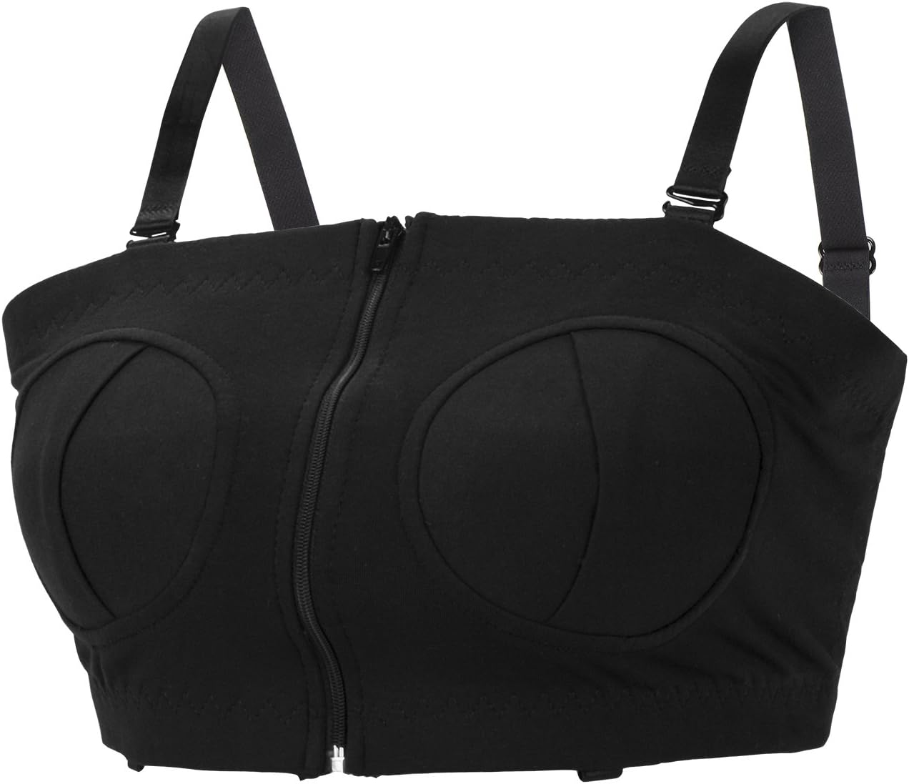 Hands-Free Breast Pump Bra, Wire-Free, with or Without Strap, Suitable for Breast Pumps by Medela, Lansinoh, Philips, Avent, Bellema, Spectra, Evenflo and More Pacasso