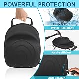 Glamgen Hat Case for 6 Baseball Caps Travel Organizer Bag w/ Extra Black Cap view 6