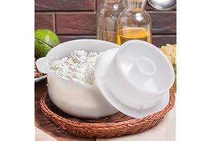 Gouda Hard Cheese making Mold Large For Press | Cheesemaking from Cow and Goat Milk | Cheese making kits and supplies