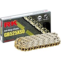 Amazon.com: RK Racing Chain GB525XSO-110 (525 Series) Gold 110 