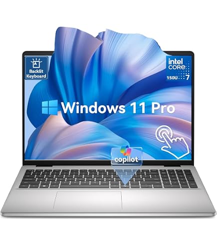 Amazon.com: Dell 16″ FHD+ Touchscreen Laptop, Intel Core 7 150U