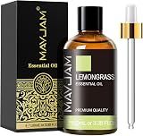 MAYJAM Lemongrass Essential Oil 100ML Diffuser Humidifier DIY Home Office