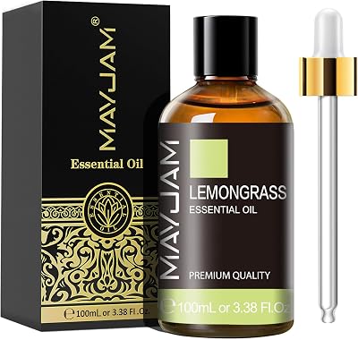 MAYJAM Lemongrass Essential Oil 100ML Diffuser Humidifier DIY Home Office