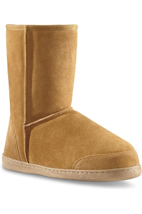 Guide Gear Men's Suede Bootie Slippers 