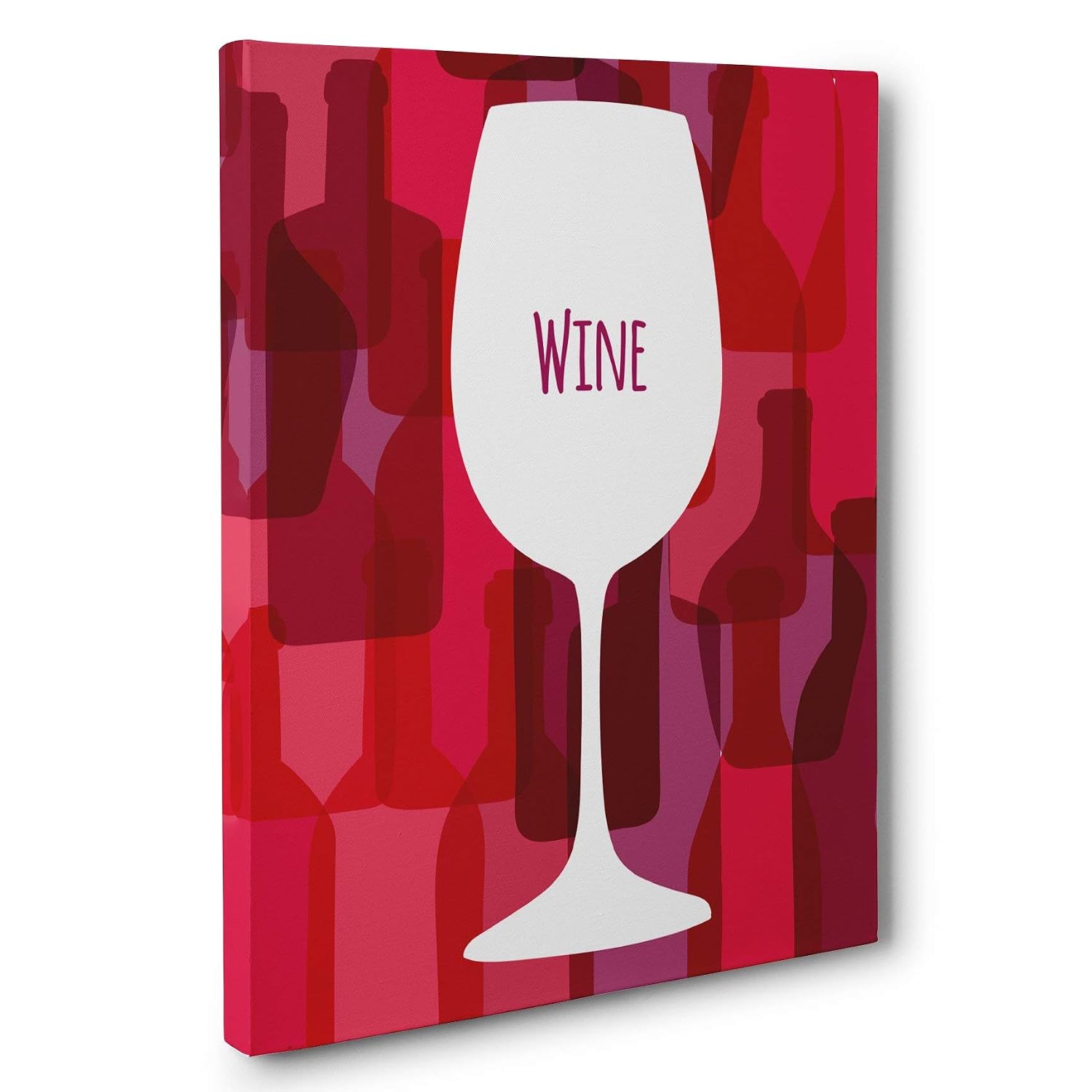 Amazon Com Wine Glass Canvas Wall Art Home Decor Handmade