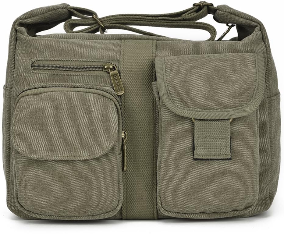 ENKNIGHT Women Shoulder Bags Casual Handbag Travel Canvas Bag Messenger Sling Bag