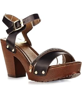 Women's Chunky Platform Clog Heeled 