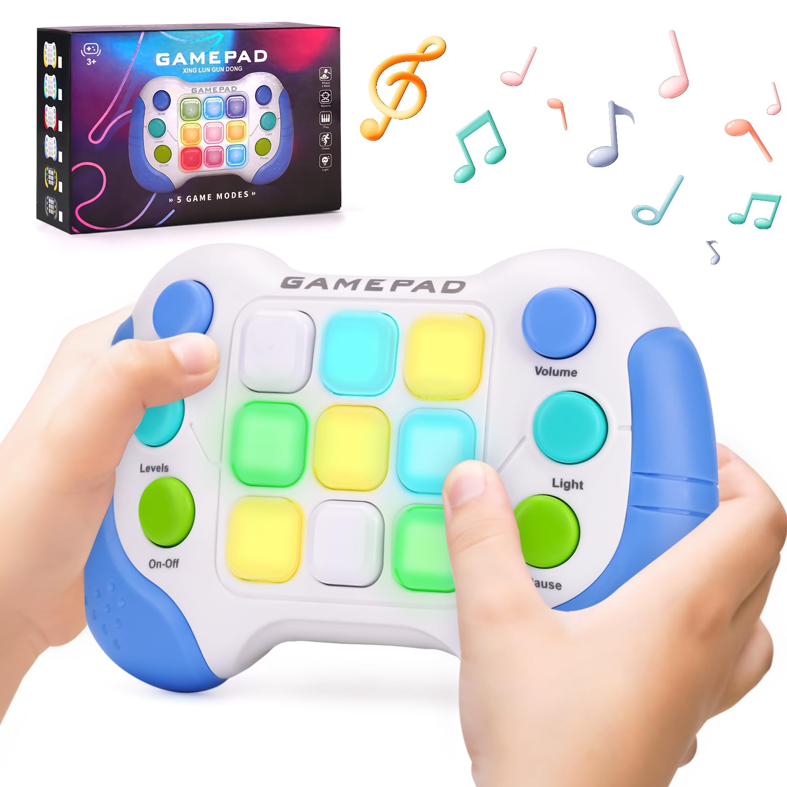 Toys for 4 5 6 7 Year Old Boys: Sensory Fidget Toys for Kids Age 5 6 8 9 Year Old Boy Gifts Handheld Popit Games Birthday Presents for 5-10 Year Old Girls Boys Stocking Fillers Travel Toy for Teenage — image 1