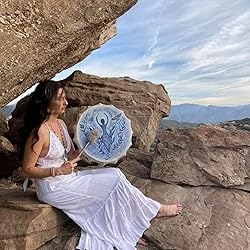 FIRLAR Shaman Drum,10 Inch Hand Drum With Drum
