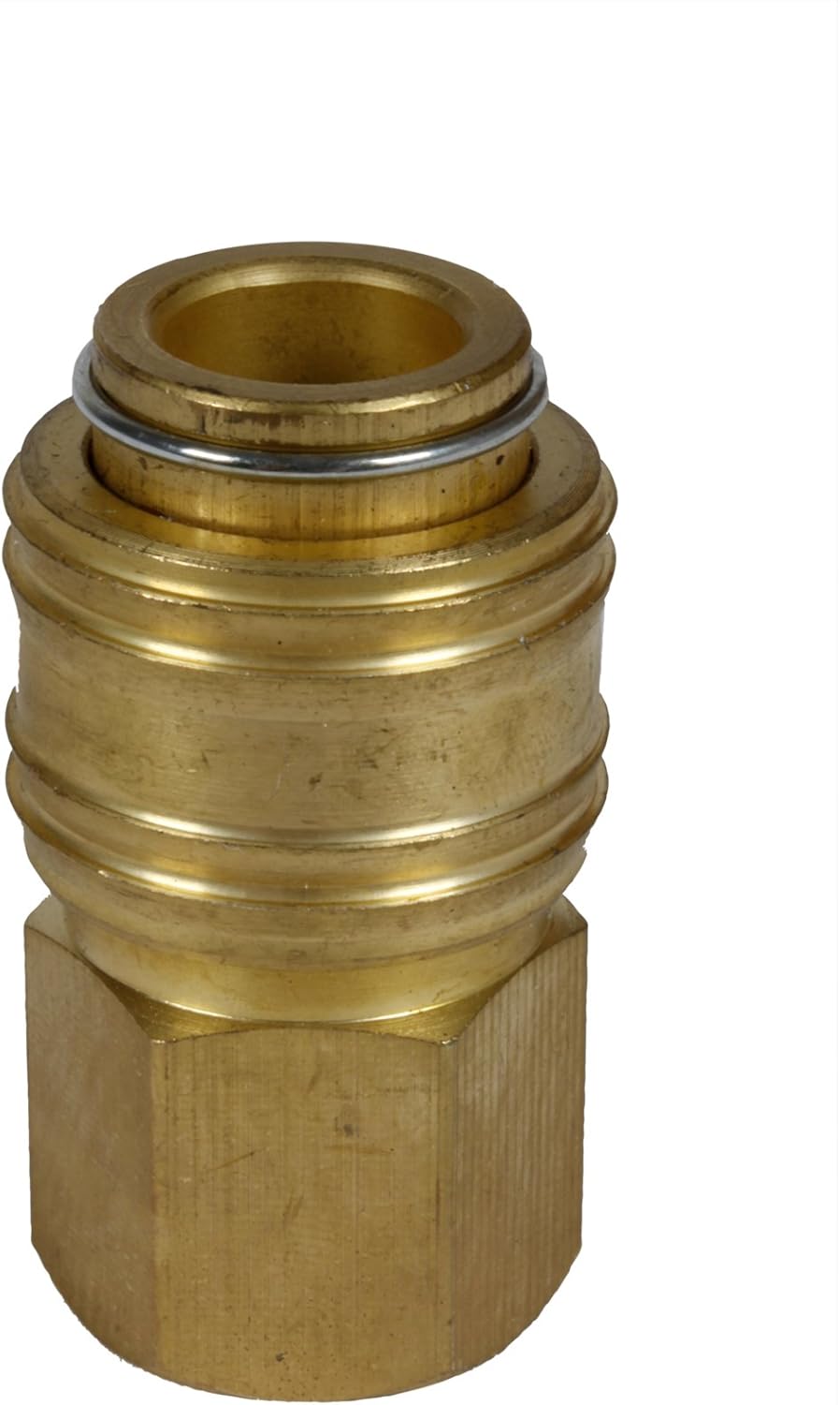 Original Einhell Quick Coupling R 3/8 Inch Internal Thread (Compressor Accessories), Gold, Klein