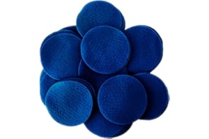 Playfully Ever After Navy Blue Craft Felt Circles (3/4 Inch - 150pc)