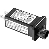 (30V6W 1PCS) Replacement LED Transformer Model JT-EL/FC300V0200-C Class 2 Power Supply IP44 LED Light Controller Low Voltage Transformer for Christmas String Light Inflatable Decorations