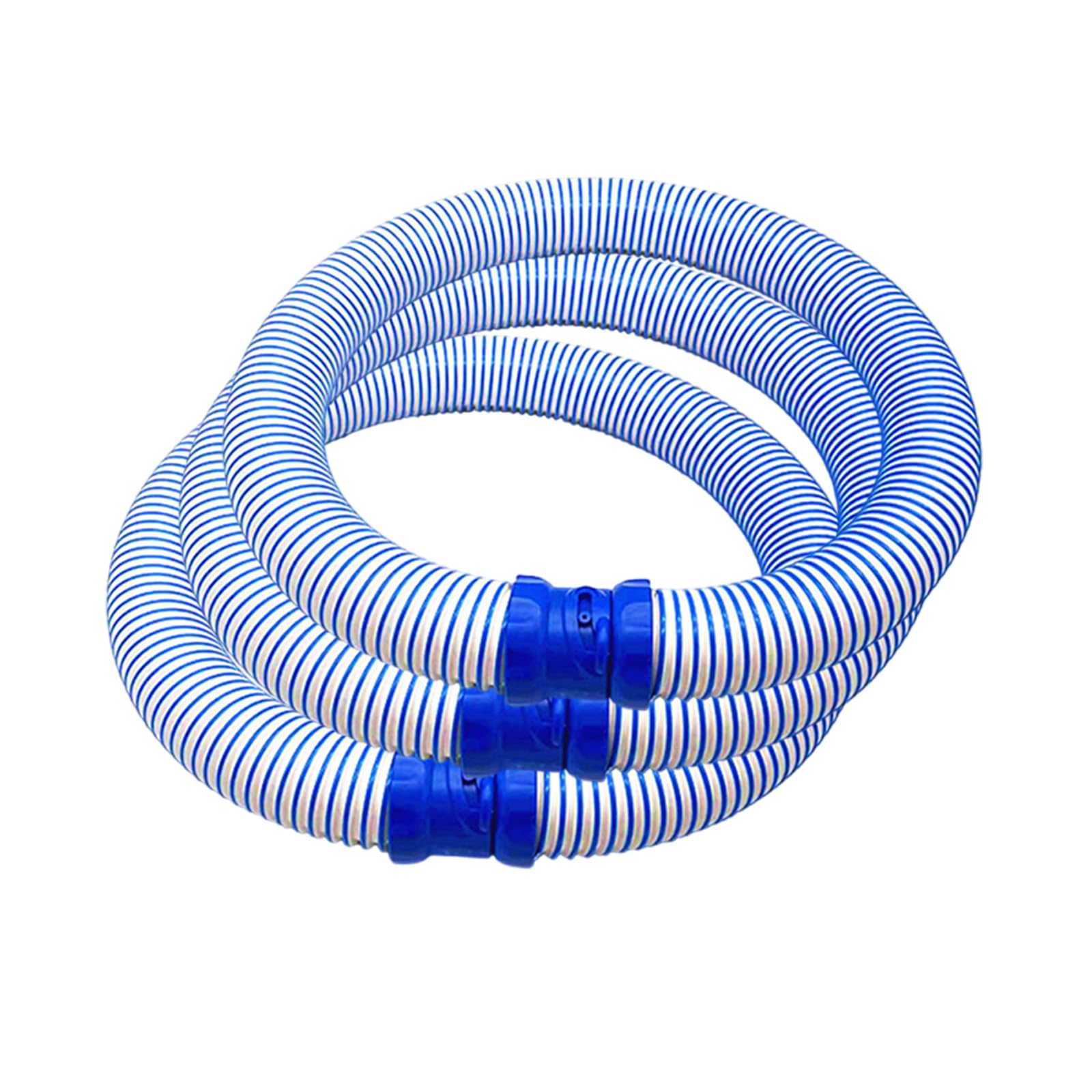 Photo 1 of 3 Pack of Heavy Duty In-Ground Pool Vacuum Hose With Swivel Cuff, Leakproof Replacement Pool Cleaner Tube For Automatic Inground Pool Cleaners