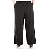 Max Studio Womens Plus Size Easy Leg Trouser