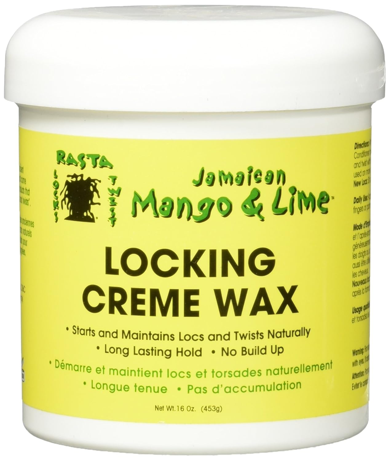 Jamaican Mango & Lime Locking Creme Wax 16 Oz Hair
