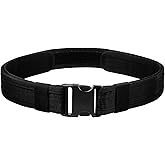 AIRSSON Heavy Duty Belt Tactical Combat Police Utility Belt 1.5 inch Load Bearing with Quick Release Buckle (duty belt)