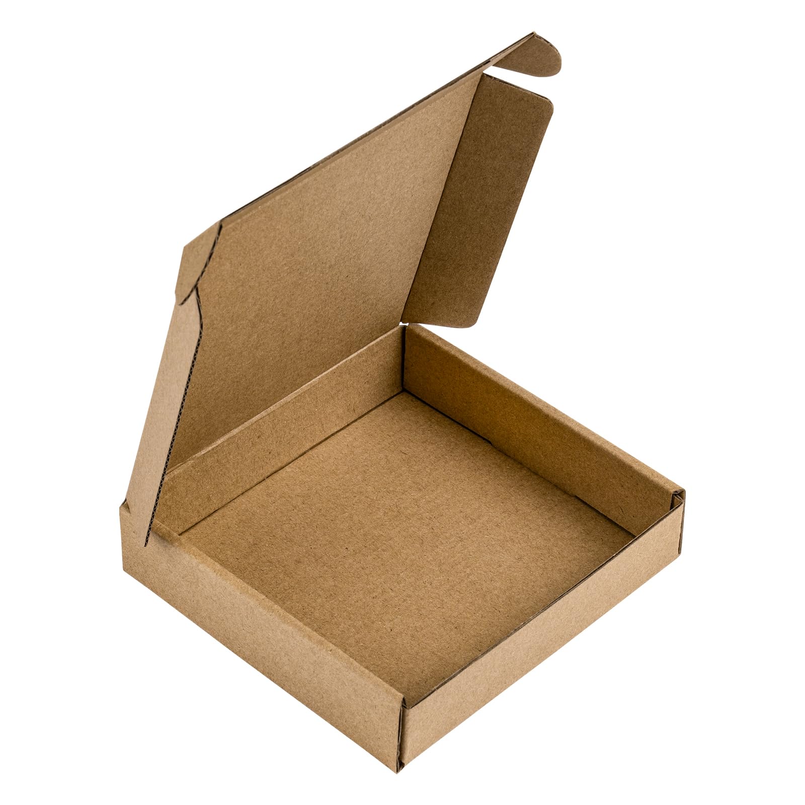 Photo 1 of RUSPEPA Recyclable Corrugated Box Mailers - Cardboard Box Perfect for Shipping Small - 5" x 5" x 1" - 50 Pack - Kraft