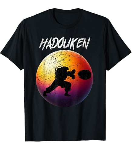 Amazon.com: Street Fighter II RYU (Hadoken) T-Shirt : Clothing