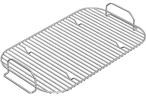 WEBROIL Roast Smoke Rack for Ninja Woodfire OG800 and OG900 Series Smoker Grill,Stainless Steel Grill Rack Accessories for Ninja XSKRSTRKXL,Sliver