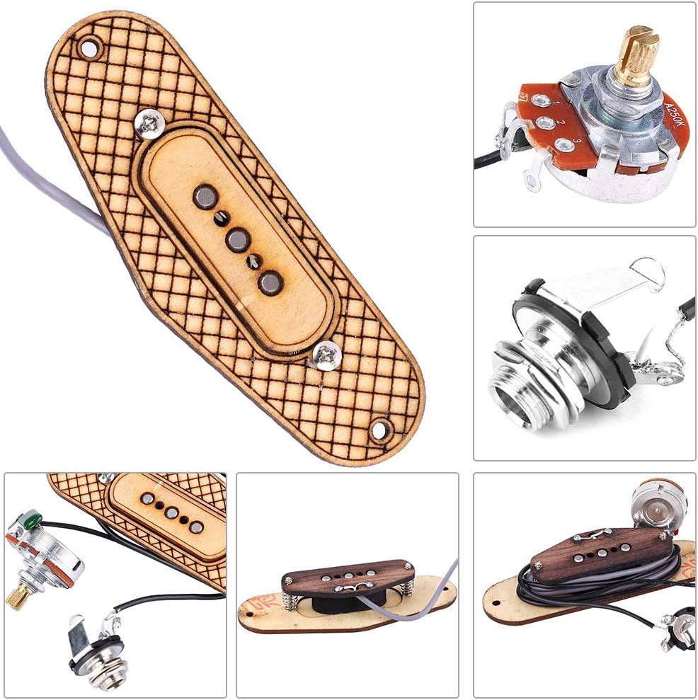 Bnineteenteam Three String Cigar Box Guitar Pickup and Amateurs Musical Instrument Accessories, multicolor - Image 4
