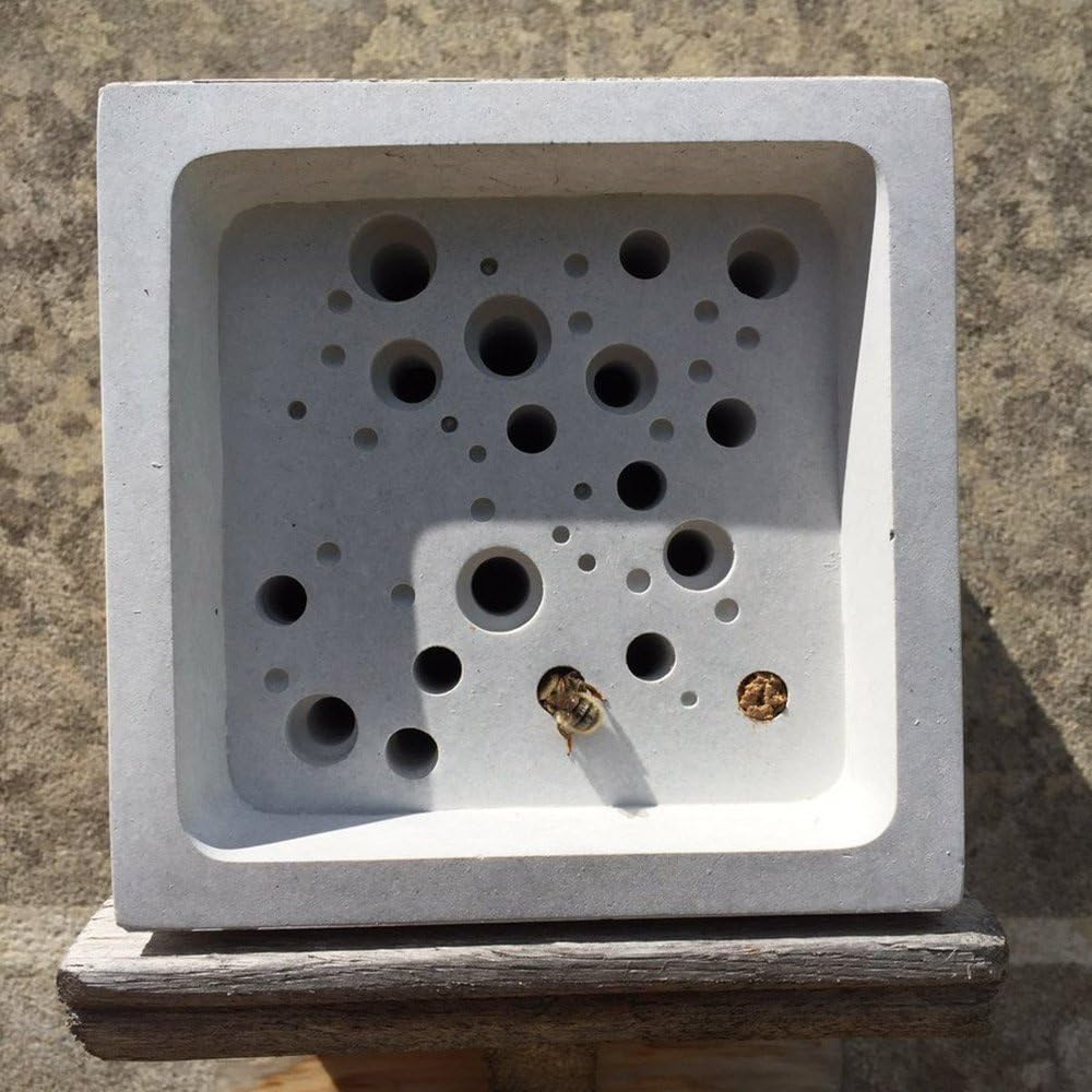 Colmena para abejas en forma de bloque, tamaño grande, 10,5 x 10,5 ...