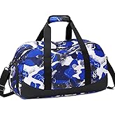 JIANYA Kids Duffle Bag Boys Sports Gym Bag with Shoe Compartment & Wet Pocket, Carry On Sleepover Bag Athletic Bag