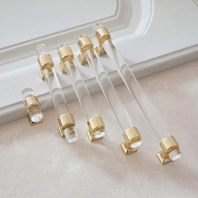Pulls 3 78 Hole Centers Hardware Lbfeel Acrylic Cabinet Pulls