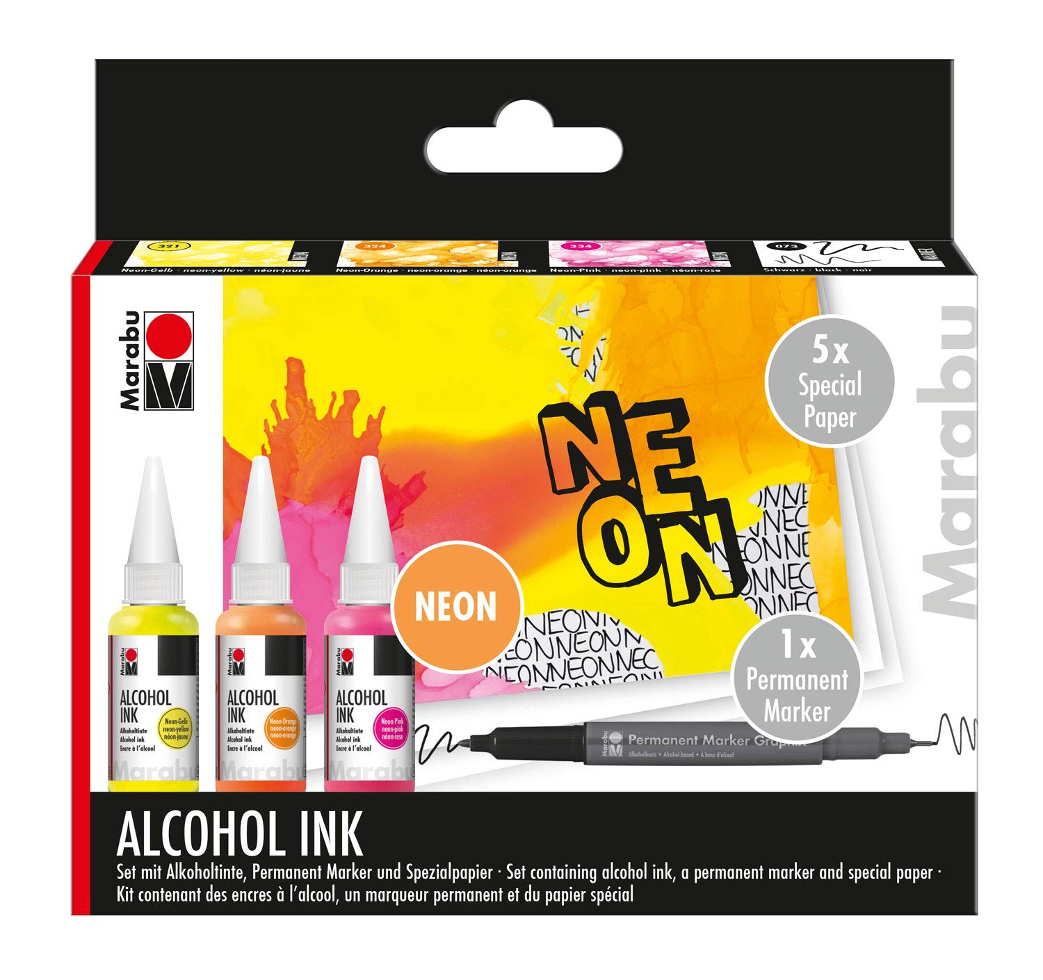 Marabu Alcohol Ink, Neon