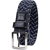 Dockers mens Casual Everyday Braided Fabric Fully Adjustable Web Belt