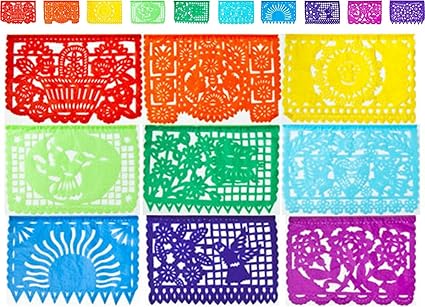Amazon Com Cultural Intrigue Luna Bazaar Mexican Papel Picado