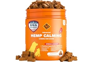 Hemp Calming Chews for Dogs Anxiety - 150 pcs - Melatonin for Stress Relief, Travel, Check-ups, Barking or Grooming - Dog Cal