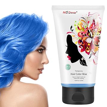 Amazon Com Instant Hair Wax 120g Temporary Hair Color Dye Wax