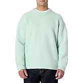 Amazon Essentials (Demi's Pick) Men's Relaxed-Fit Faux Mohair Crewneck Pullover Sweater