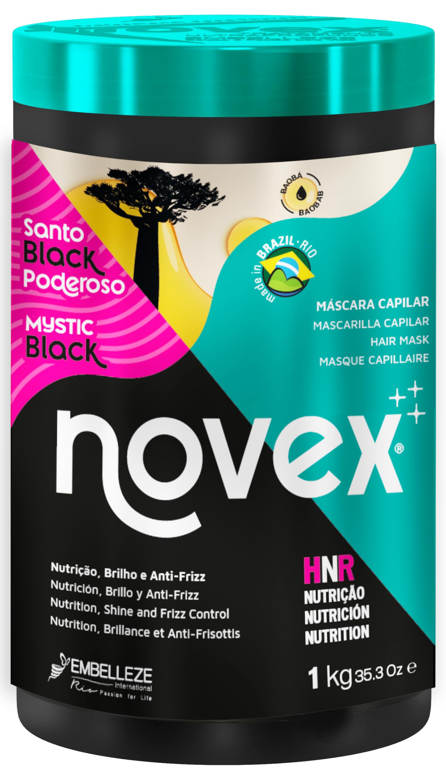 Novex Novex Mystic Black Hair Mask 1kg