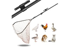 Dayimado Chicken Catcher, 70 inchs Extra Long Poultry Catching Net for Chicken, Duck, Bird Under 10 LBS