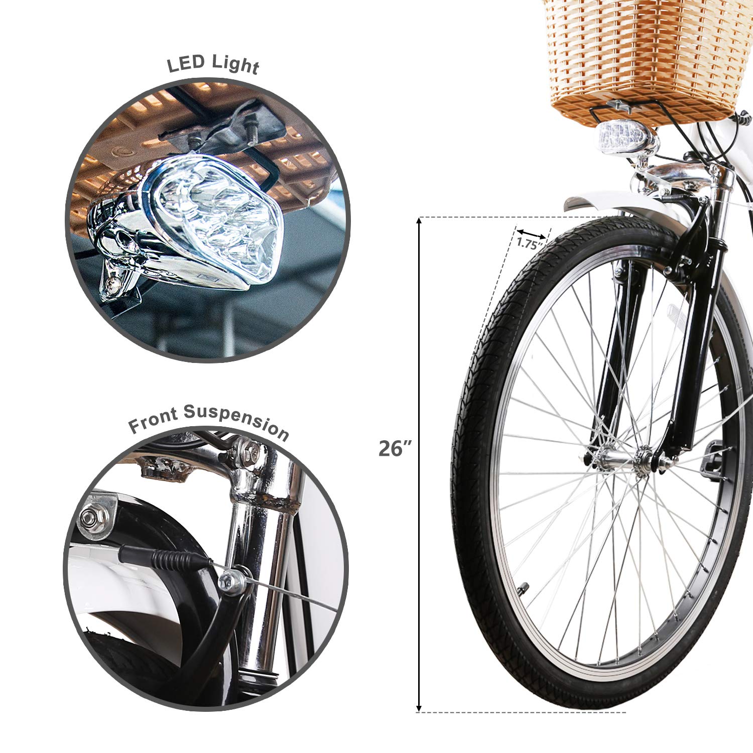 nakto electric bicycle sporting shimano 6 speed gear ebike