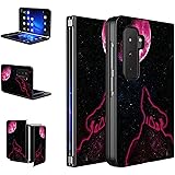 BWEGRHE Wolf Red Moon Designed for Microsoft
