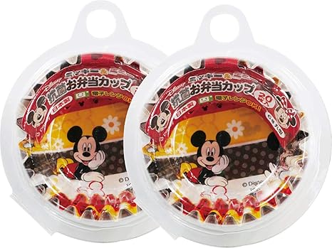 Amazon トルネ 日本製 ミッキー ミニー 抗菌 お弁当 おかず カップ キャラ弁 デコ弁 ランチ レンジ対応 6号 丸型 枚入 2個セット おかずカップ バラン オンライン通販