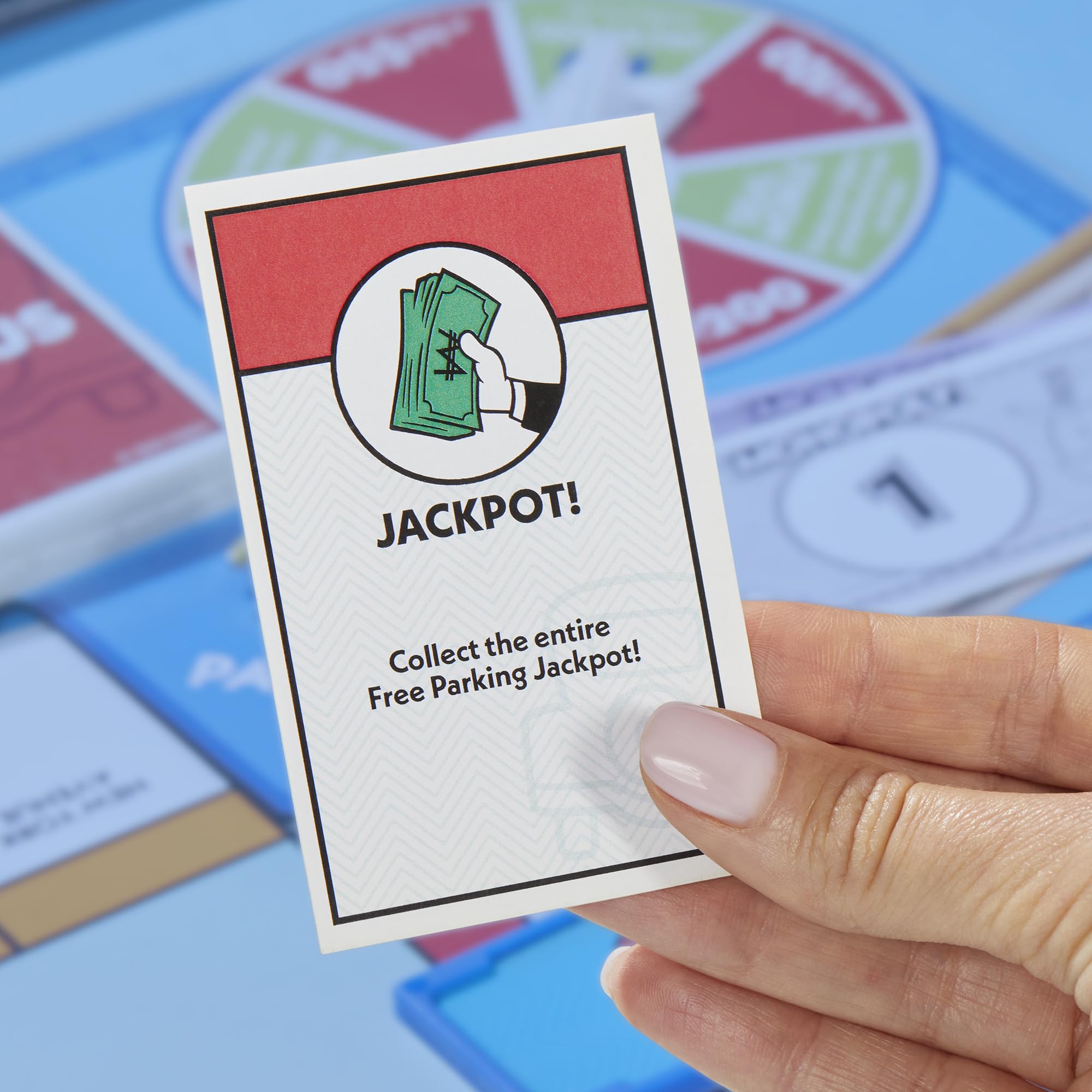 Monopoly Free Parking Jackpot Expansion | Add More Fun to Classic Monopoly Game and Play Faster | Ages 8+ | 2-6 Players | 40 Mins. | Family Board Games