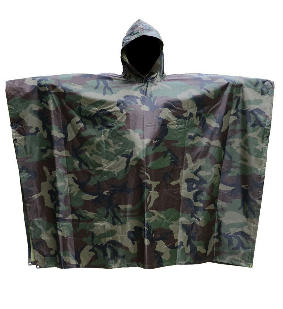 Twilker 3 in1 Rain Poncho Waterproof Camouflage Ripstop Rain Jacket