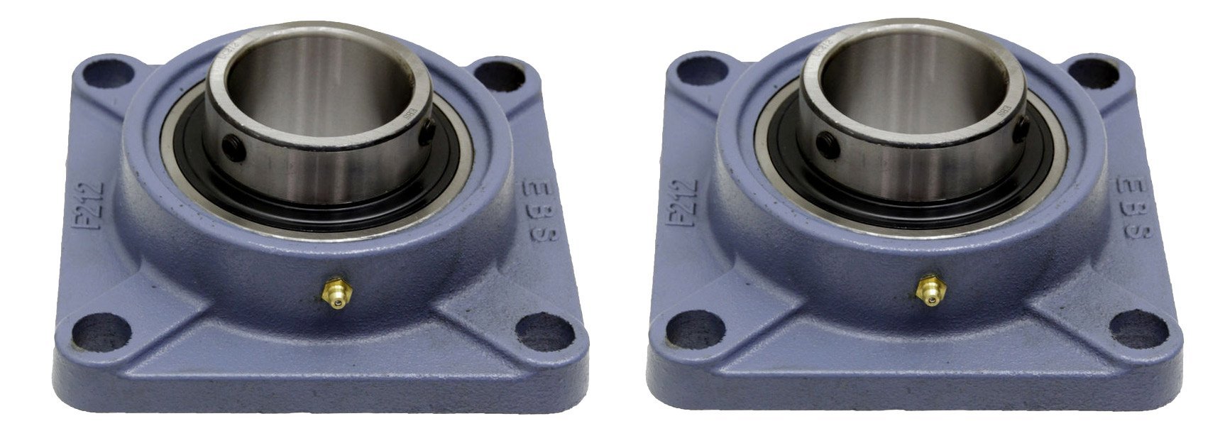 2 PCS - UCF 204 / SF20 204 20mm bore, Cast Iron Flange Bearing Unit Self-aligning Pillow Bearing