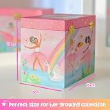 Giggle & Honey Musical Ballerina Jewellery Box Pink for Girls 17.1 x 13.3 x view 8