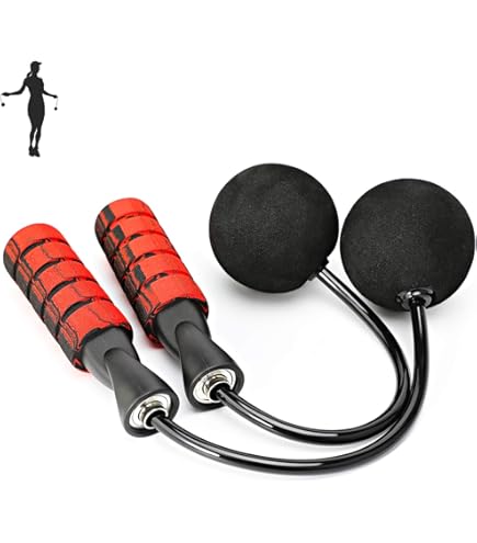 Winyuyby Cordless Skipping Rope Fitness Exercise Children'S Skipping Rope Wireless Weighted Ball Weighted Skipping Rope Red Cordless Skipping Rope