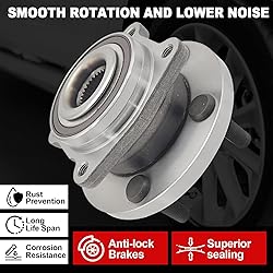 Pair 513263 Front Wheel Bearing Hub Assembly