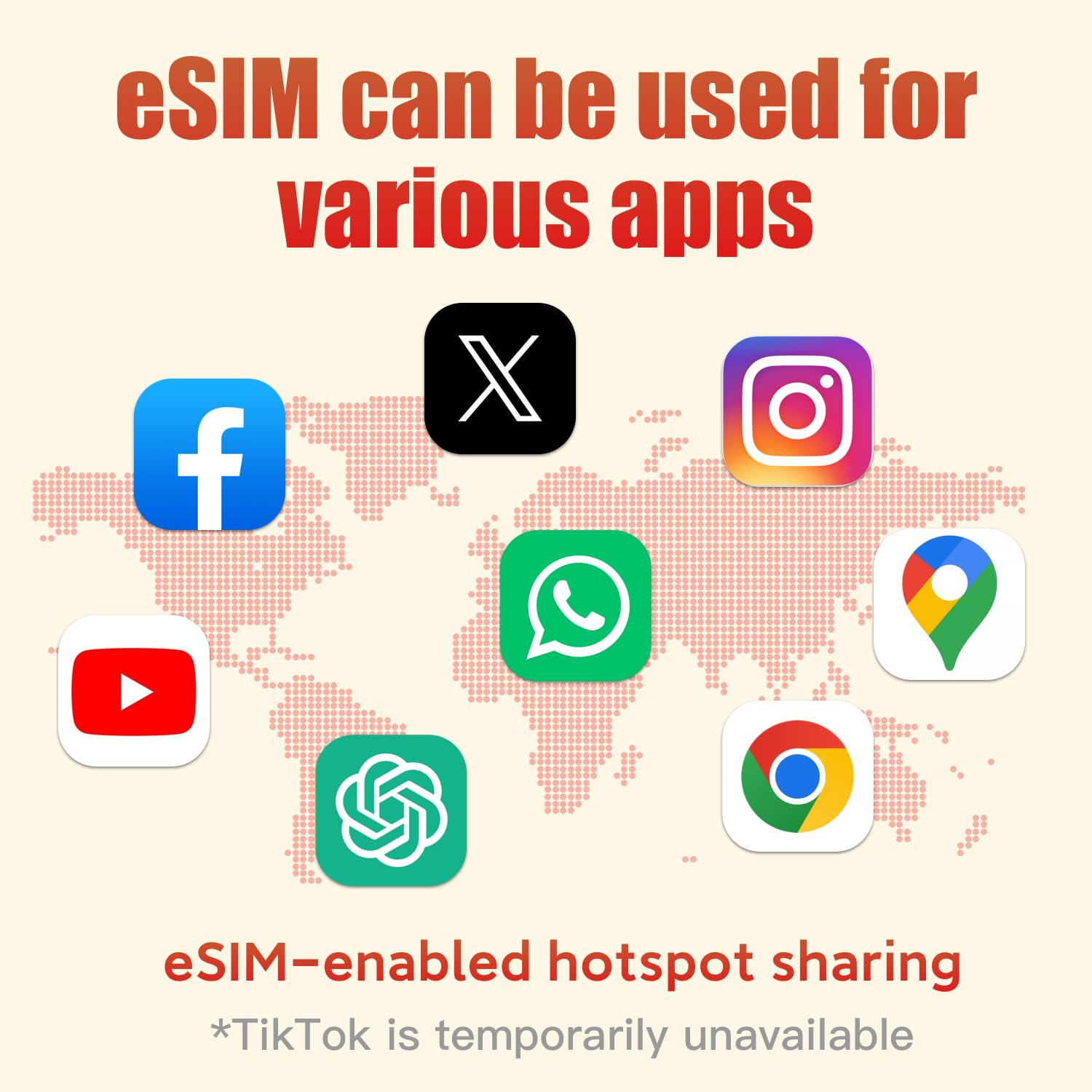 Asia eSIM 12 Days 1GB/Daily High Speed Data with 4G Network, Use in Japan, South Korea, Total 10 Asia Countries, Unlimited Over 1GB per Day with Low Speed, Hotspot Supported, Quick Activation