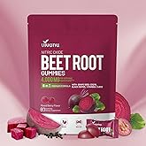 VivoNu Beet Root Gummies 8-in-1 Premium Energy Supplement with CoQ10, Beetroot Extract, Grape Seed Extract, Black Pepper Extract, Vitamins C & B12, L-Arginine & L-Citrulline