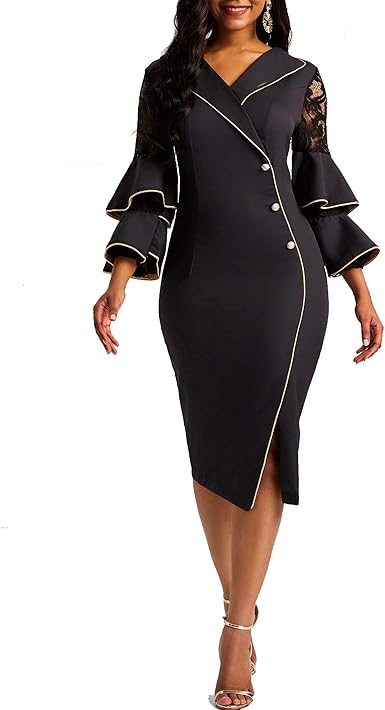 falbala bodycon dress