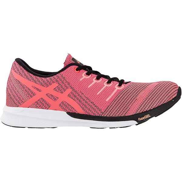Amazon.com | ASICS Women's fuzeX Knit Running Shoe Pink Glo/Flash