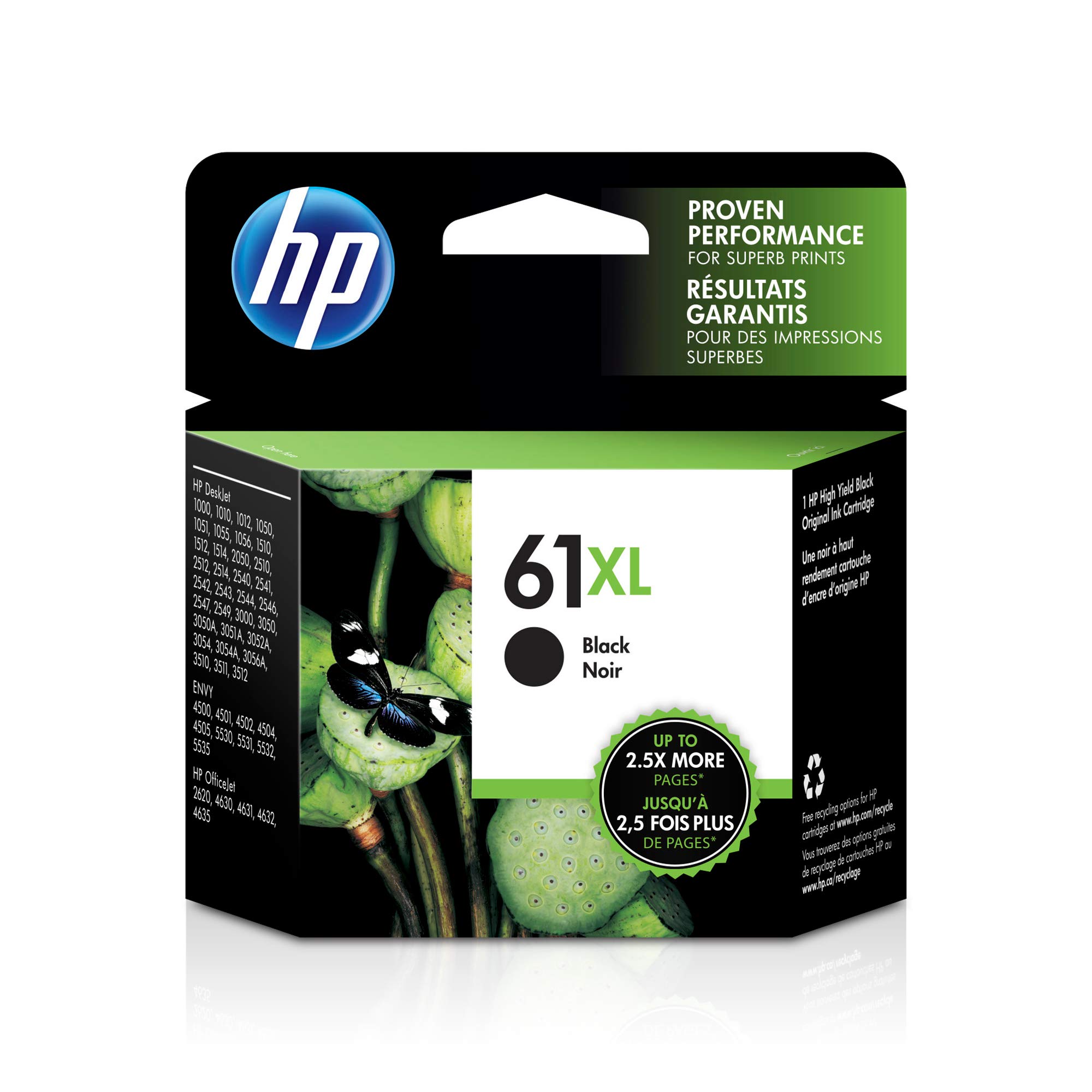 HP 61XL Ink Cartridge Works with HP Deskjet 1000 1500 2050 2500