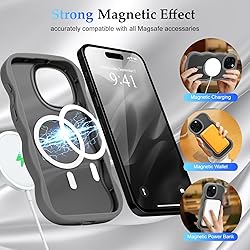 Pepmune for iPhone 15 Pro Case, Curly Wavy Frame